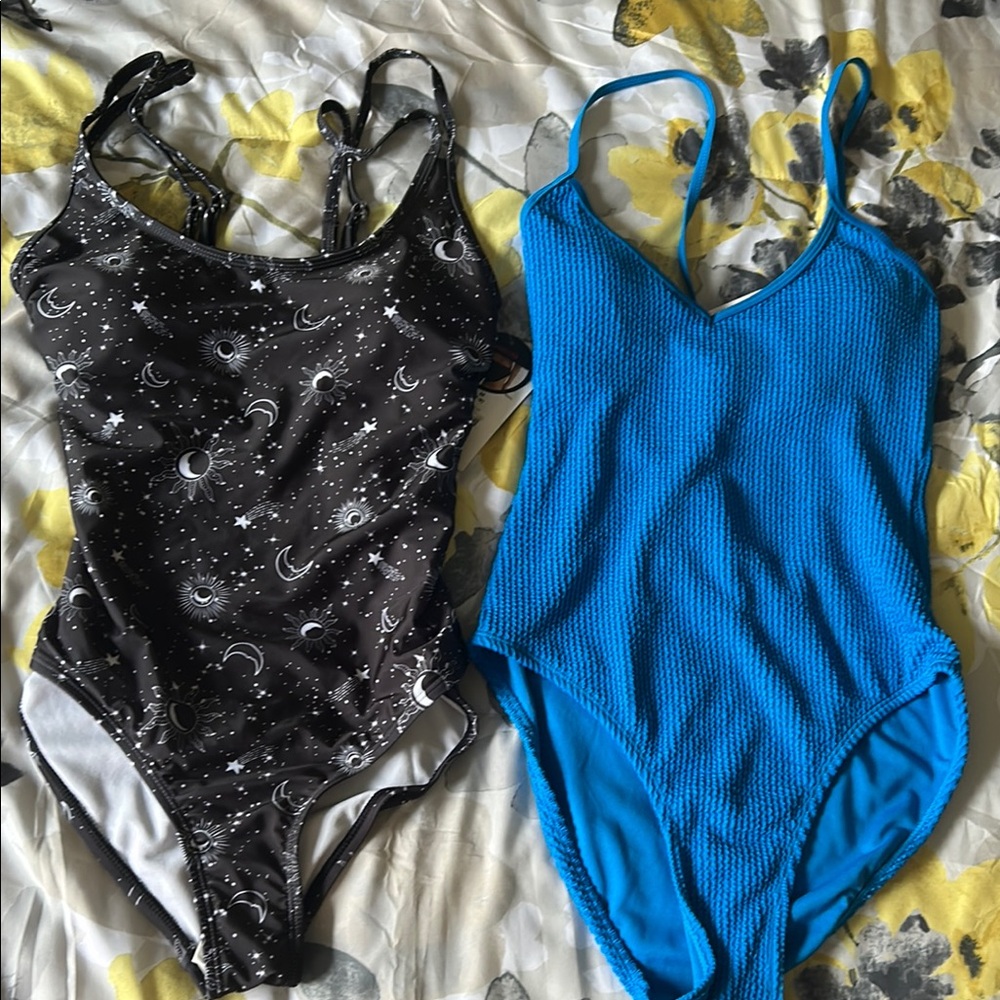 2 Swimsuits Size 7-9 No Boundaries New with Tags
